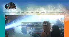 Desktop Screenshot of dreammachinescotland.com